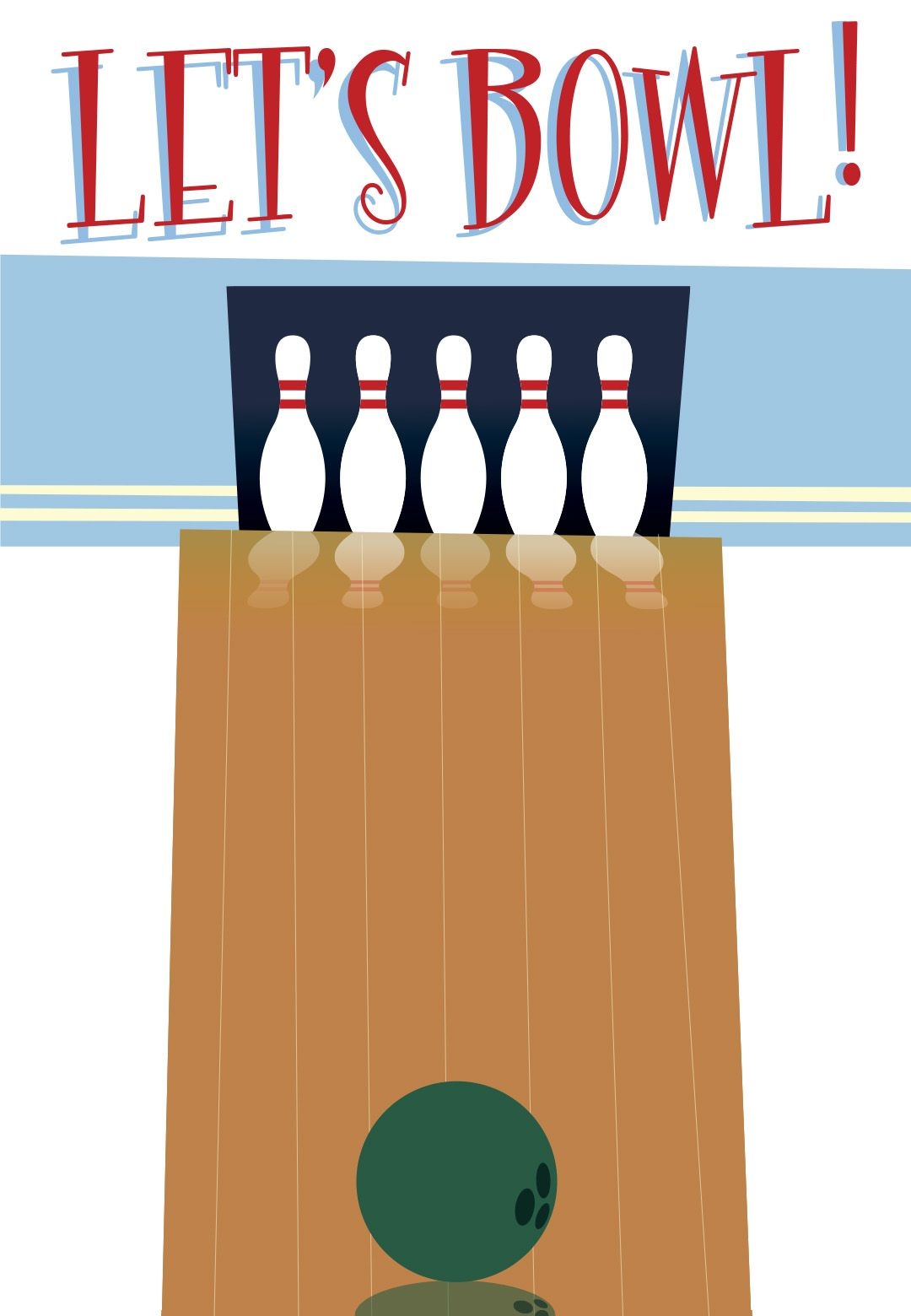 bowling party invitation free template