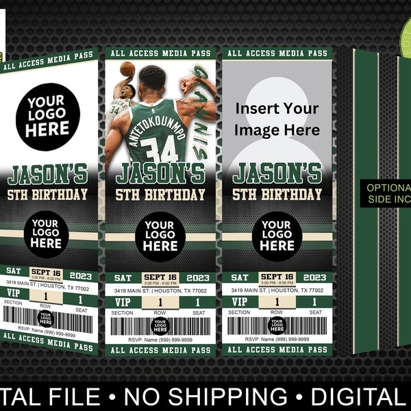 bucks party invite template
