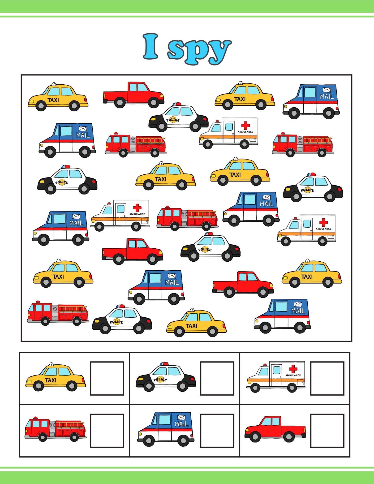 printable road games for kids