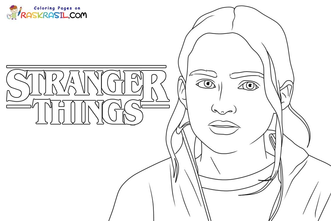 Stranger Things Color Pages