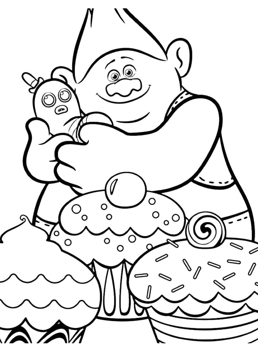 Trolls Movie Coloring Pages Coloring Home