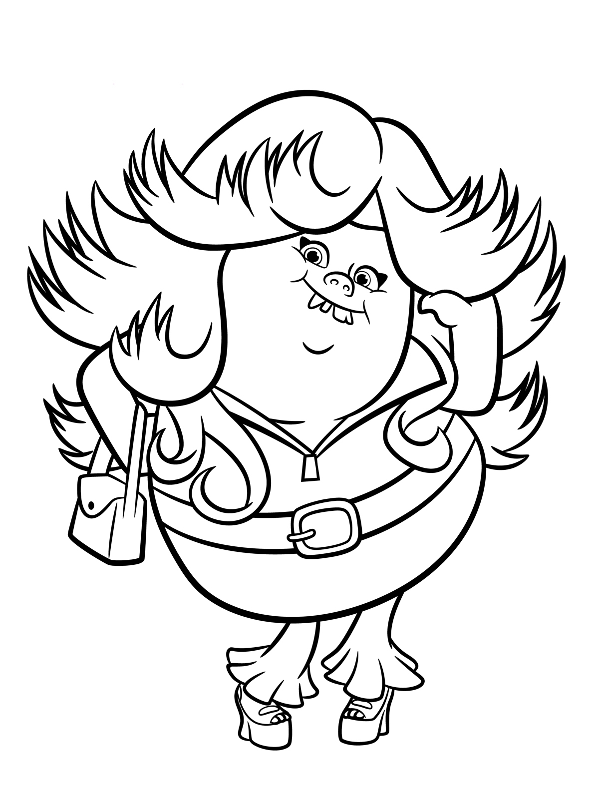 free trolls movie coloring pages