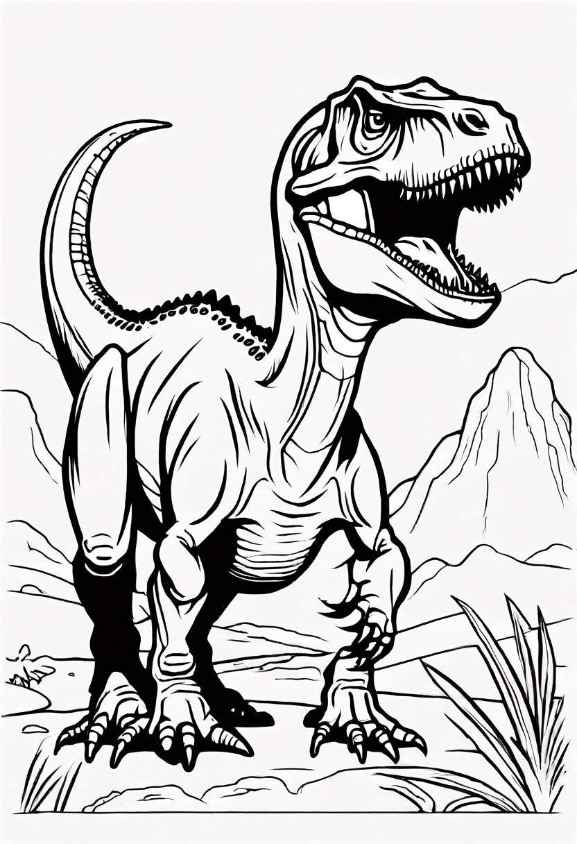 dinosaur coloring pages pdf free download