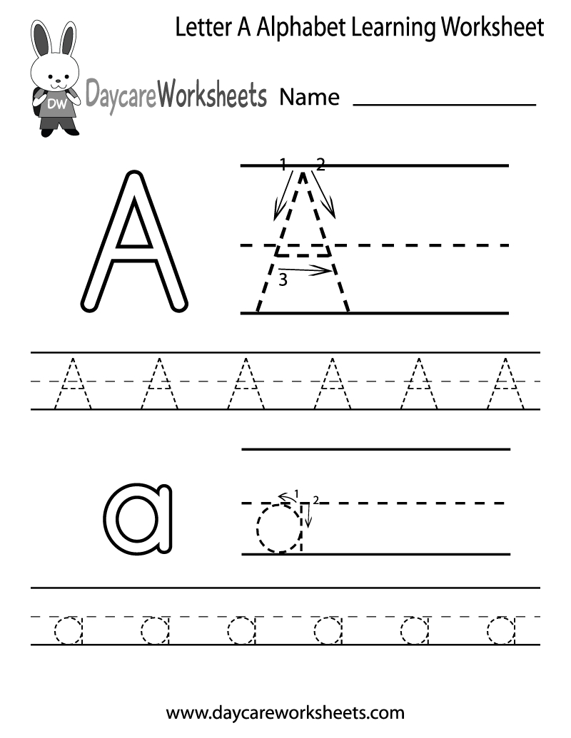 10 Beginner Alphabet Worksheets Worksheets Decoomo