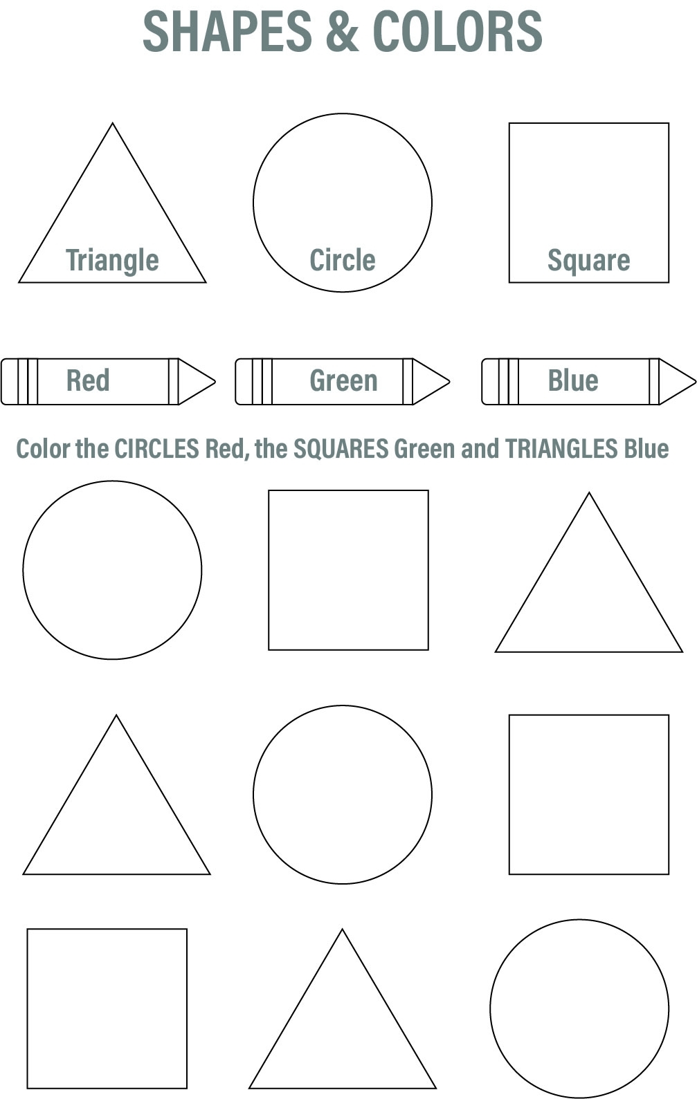 free printable shapes worksheet for preschool