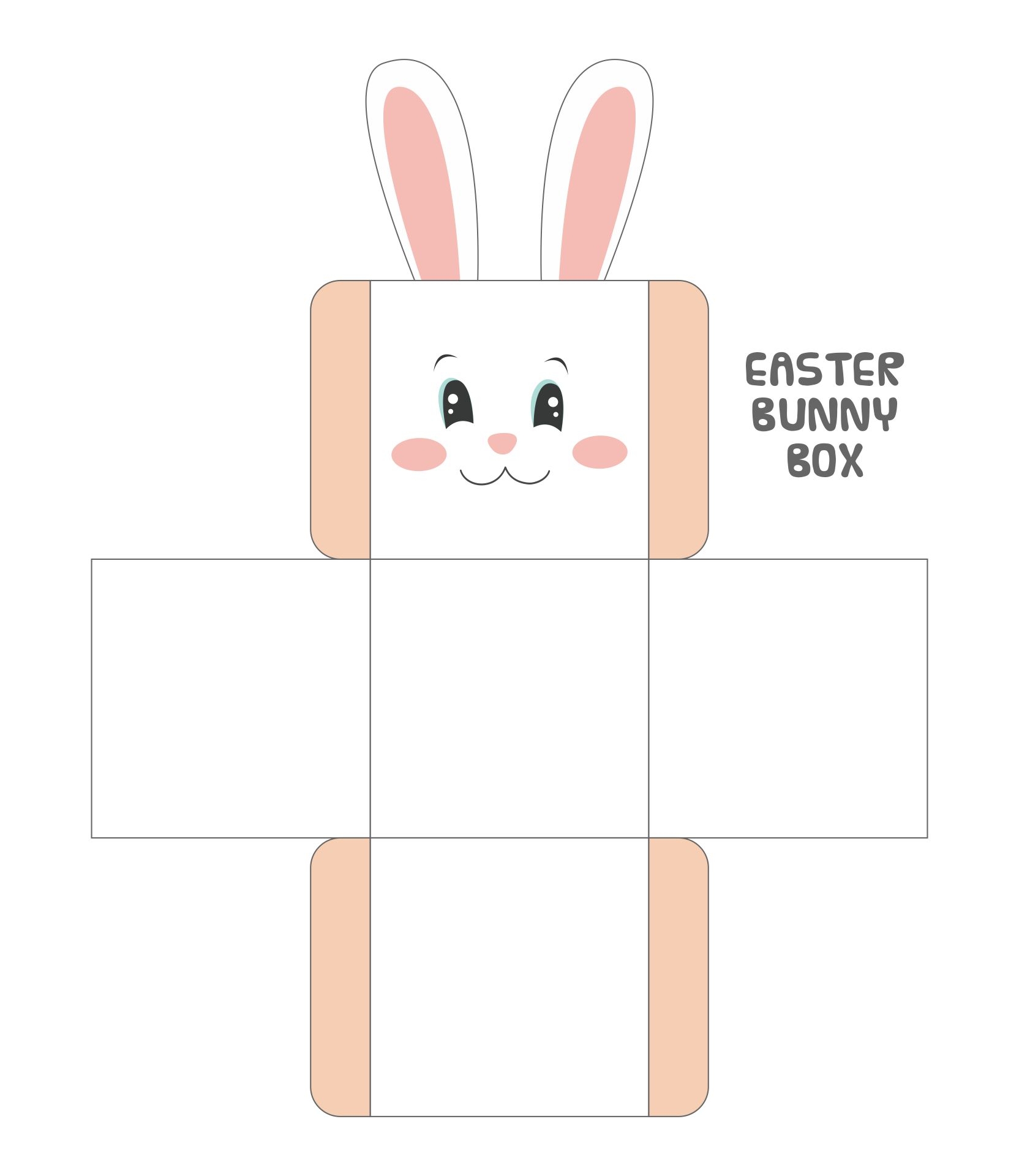 10 Best Printable Easter Bunny Cards Printablee