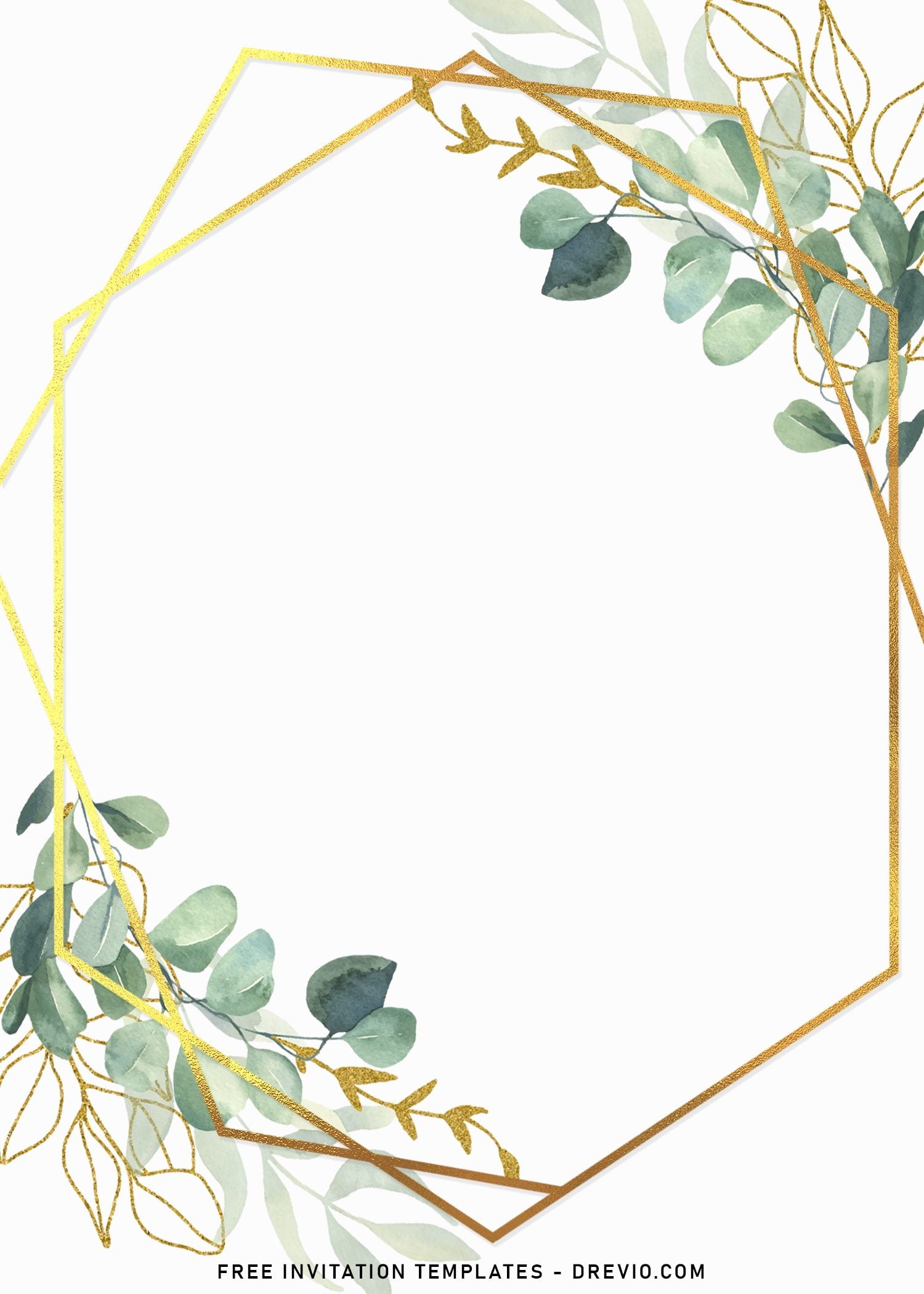 10 Boho Greenery Wedding Invitation Templates Download Hundreds FREE 