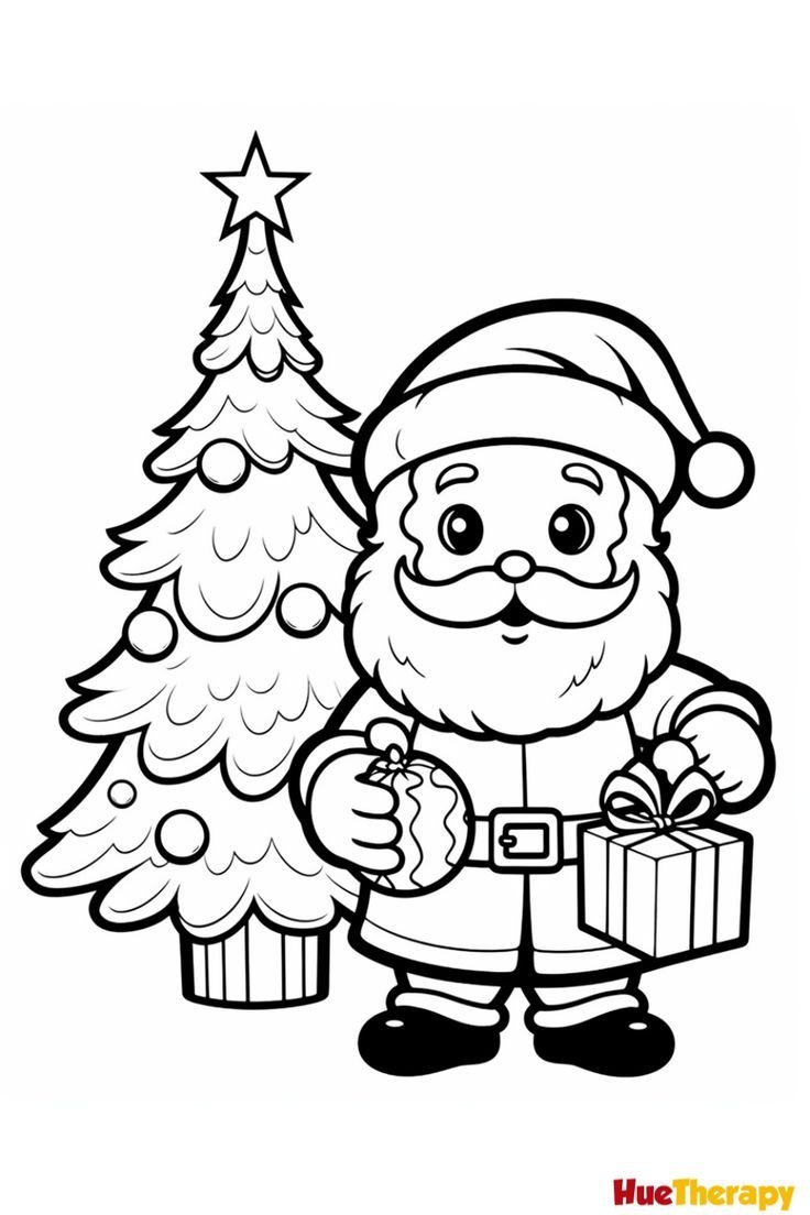 10 Free Printable Santa Coloring Pages For Kids Santa Coloring Pages