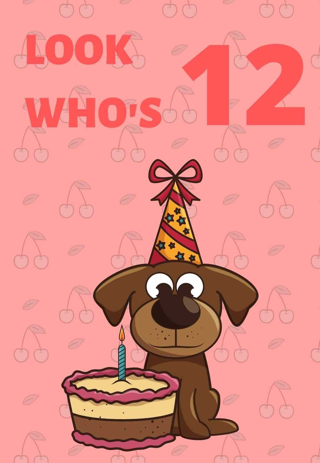 10 Gorgeous Printable Birthday Cards For 12 Year Olds free