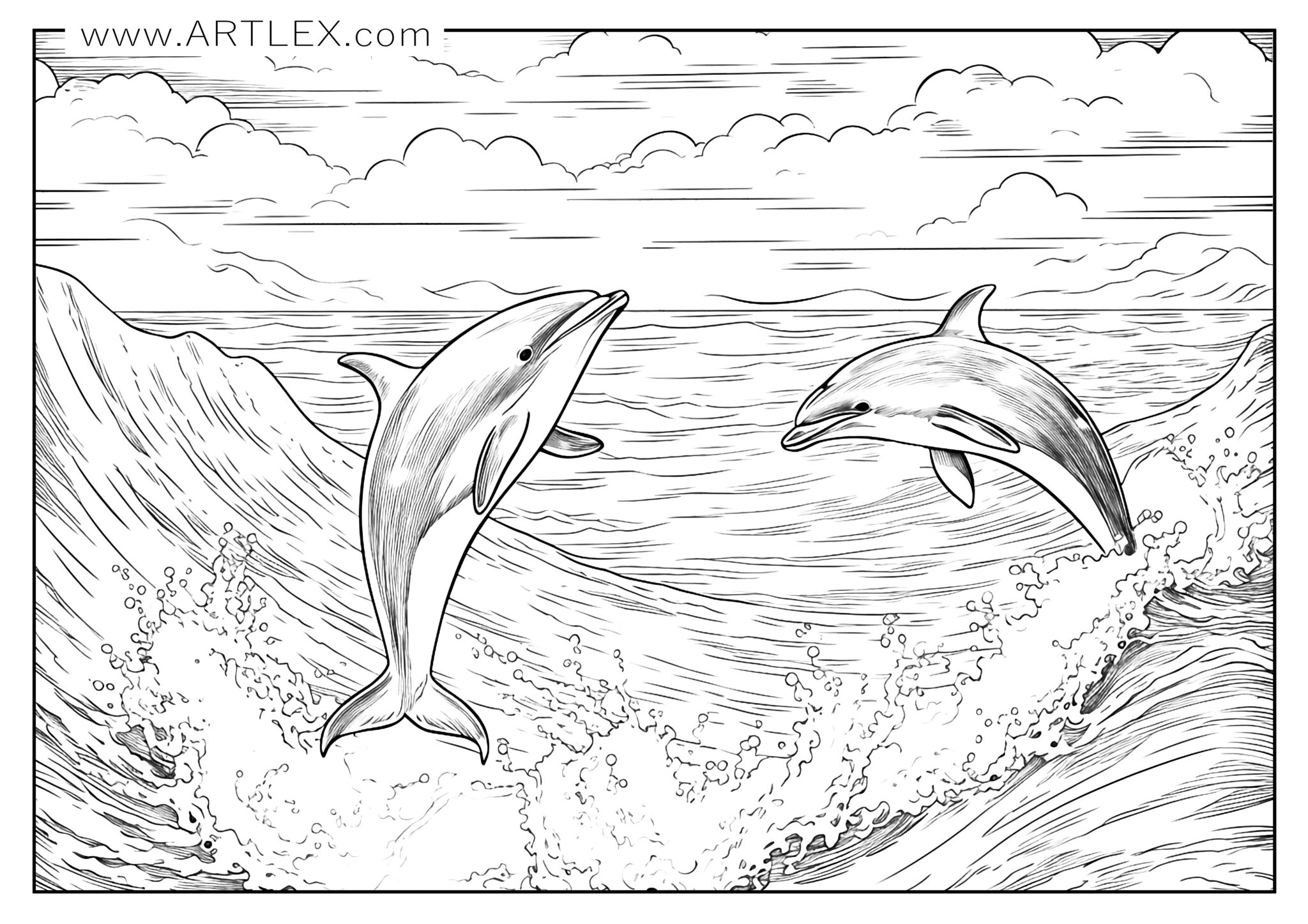 10 Ocean Coloring Pages Free Printable Artlex