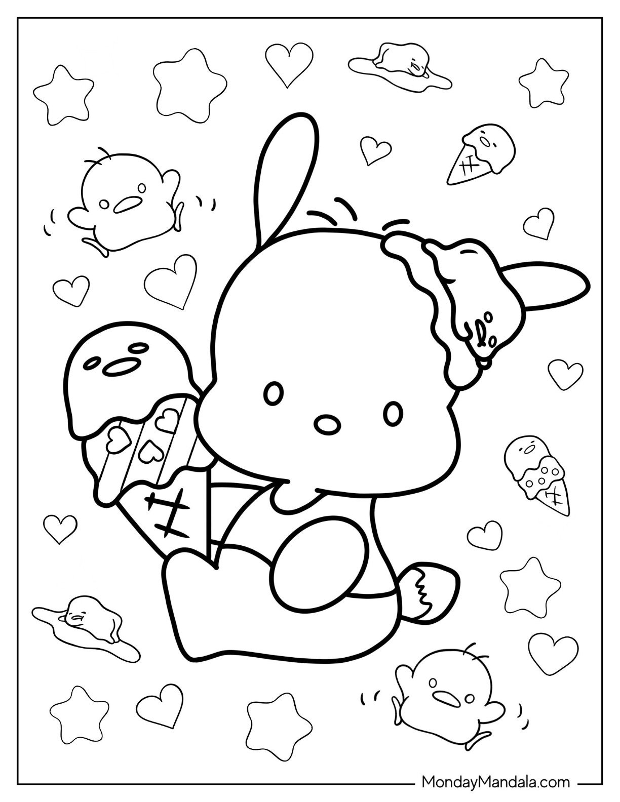 Sanrio Color Pages