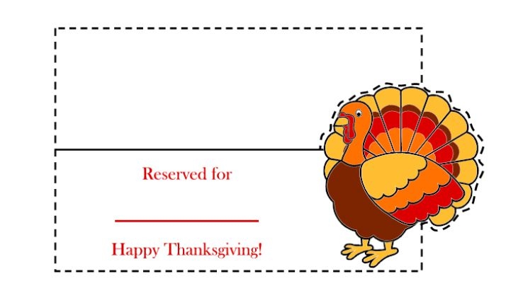 place cards for thanksgiving printable