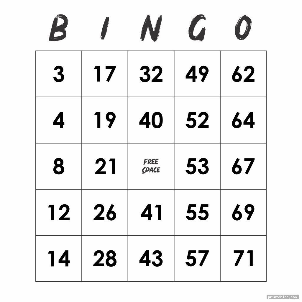 printable bingo cards free printable pdf