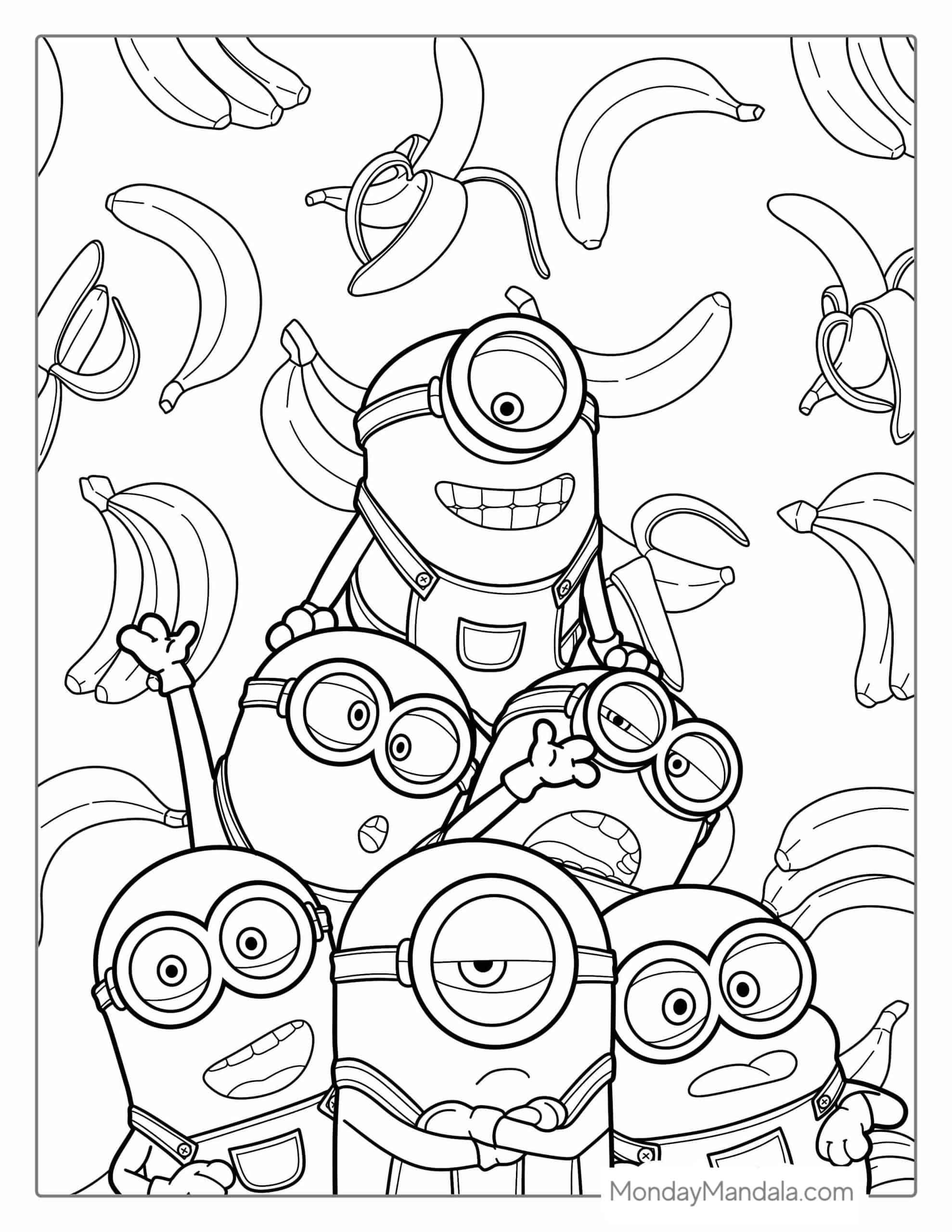 100 Minion Coloring Pages 91 Coloring Craze