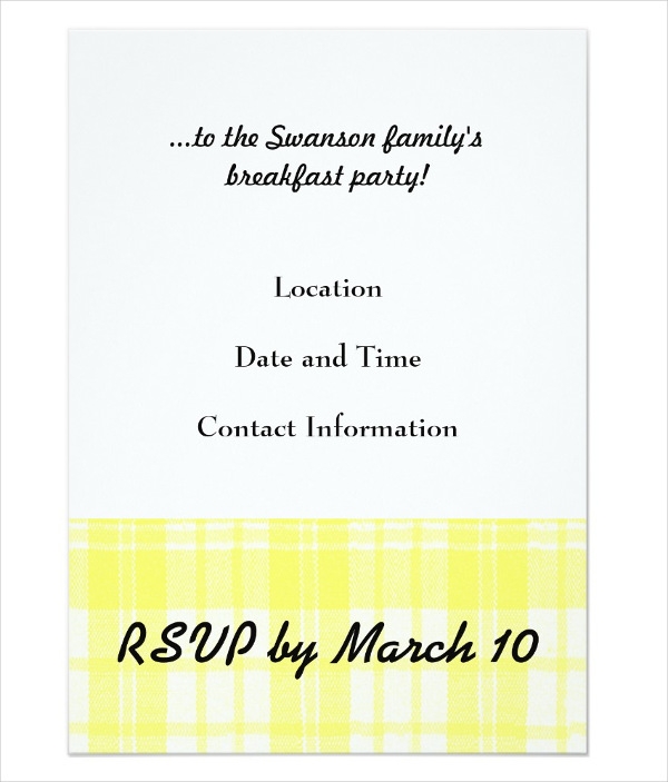 11 Business Breakfast Invitations PSD AI Vector EPS