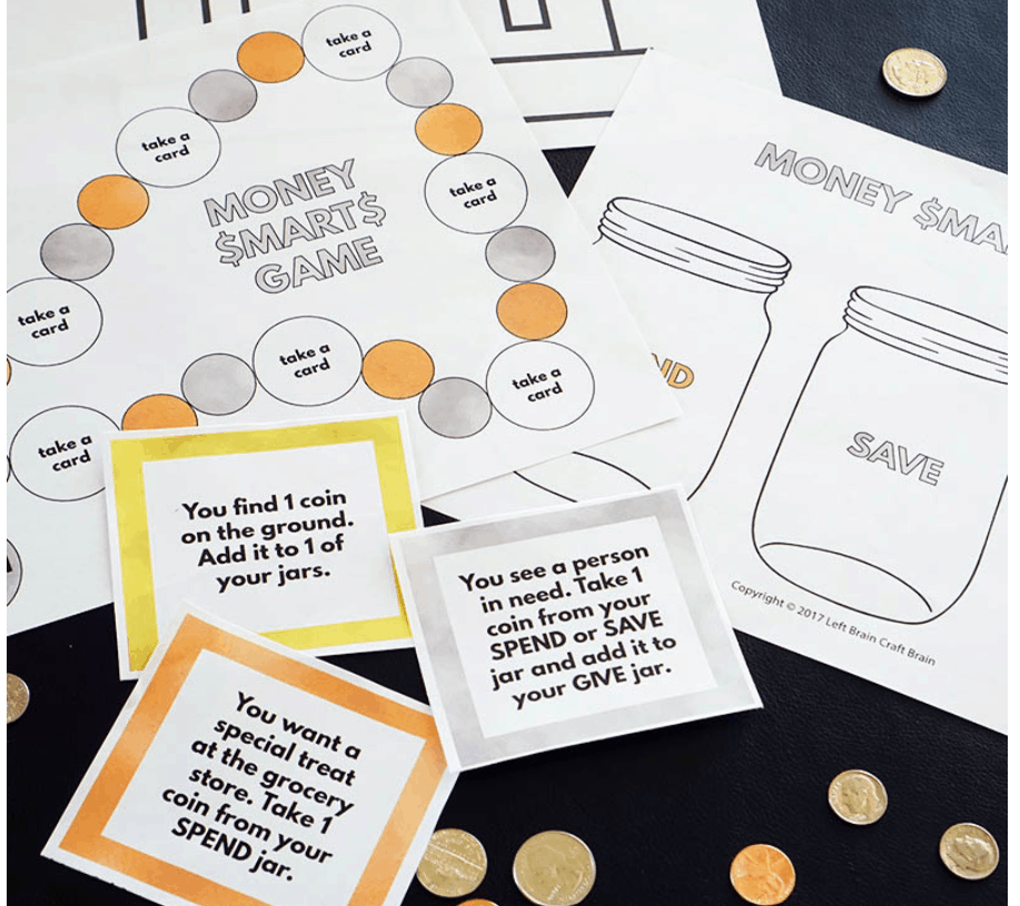 printable money games for kids