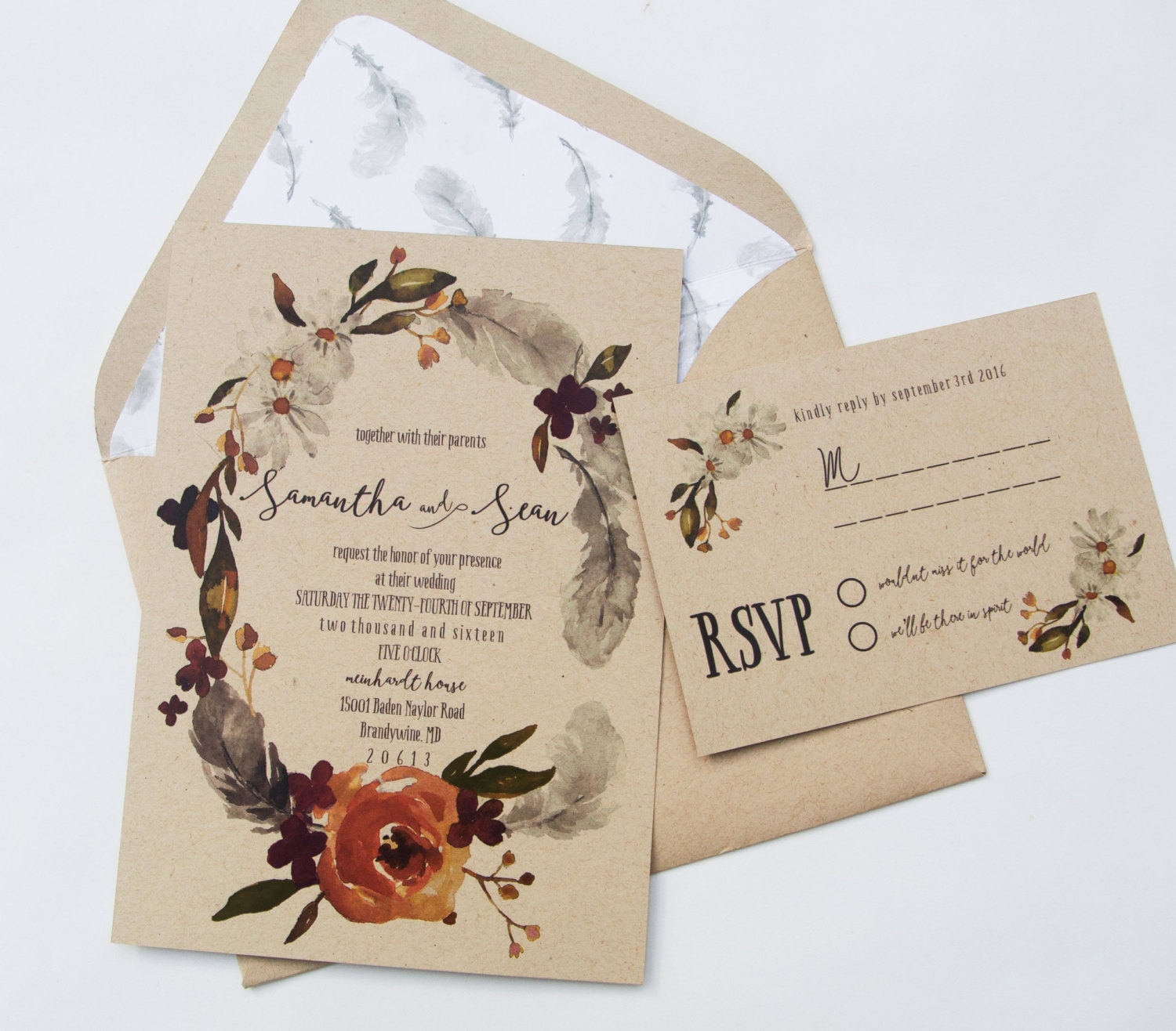 15 Bohemian Wedding Invitation Examples To Download