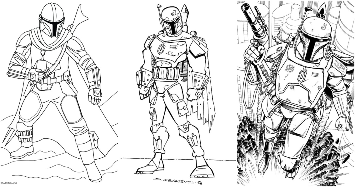 Mandalorian Coloring Pages