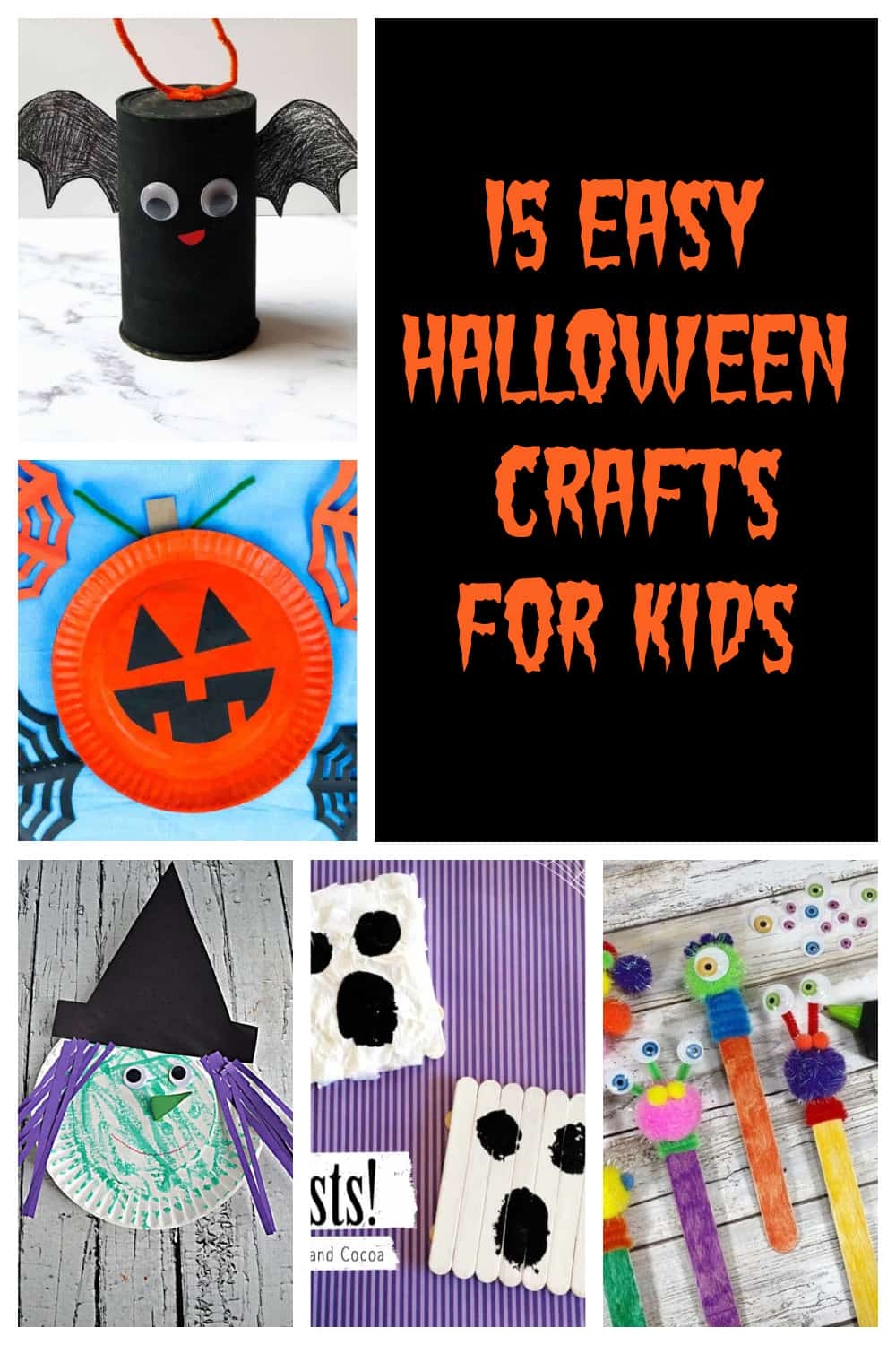 15 Halloween Crafts For Kids Hezzi D 39 s Books And Cooks