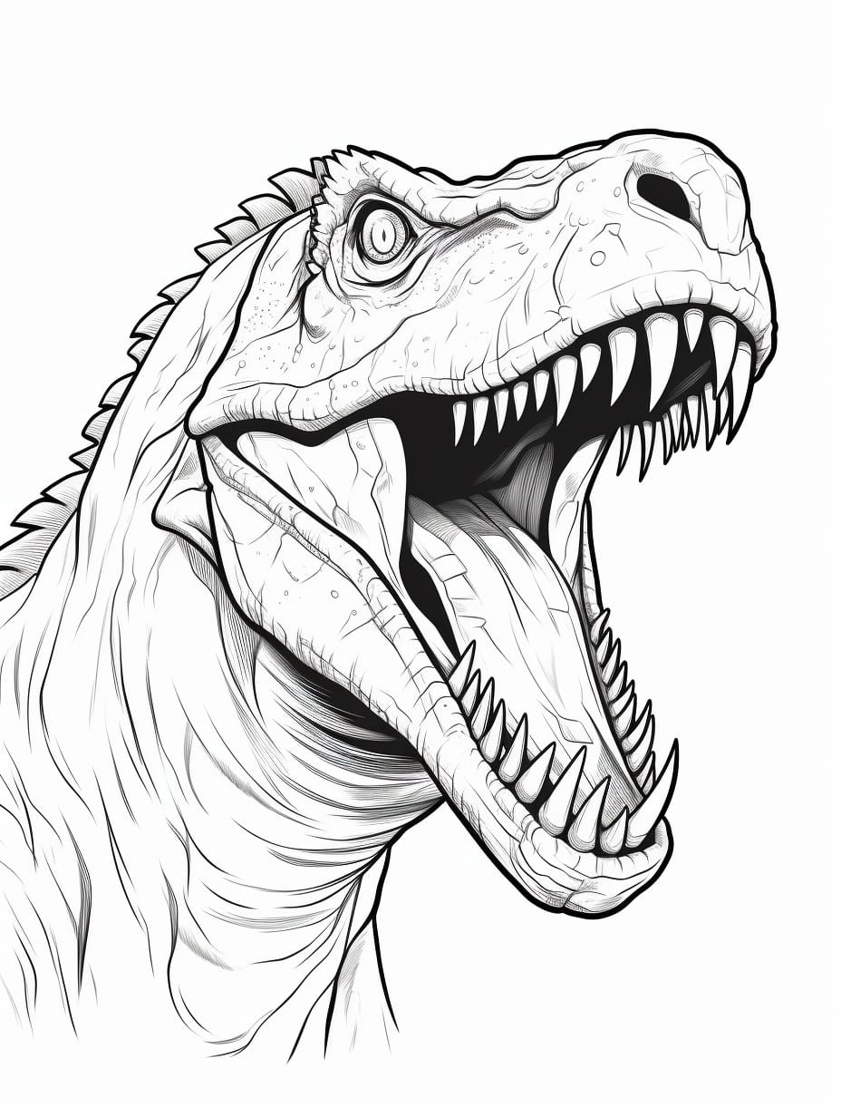 Indominus Rex Coloring Page