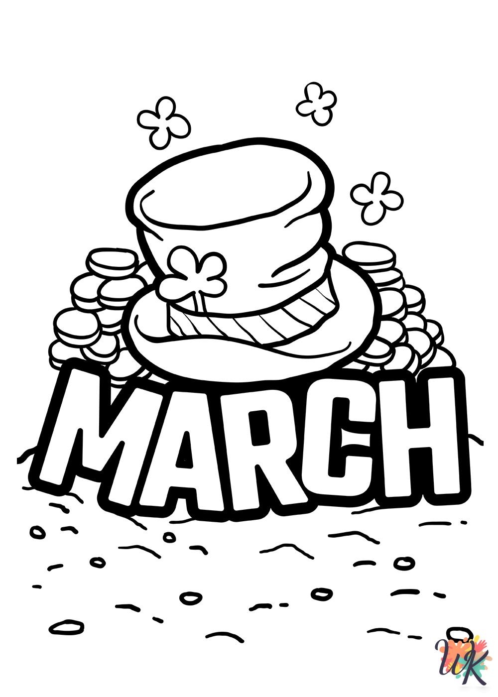 free march coloring pages