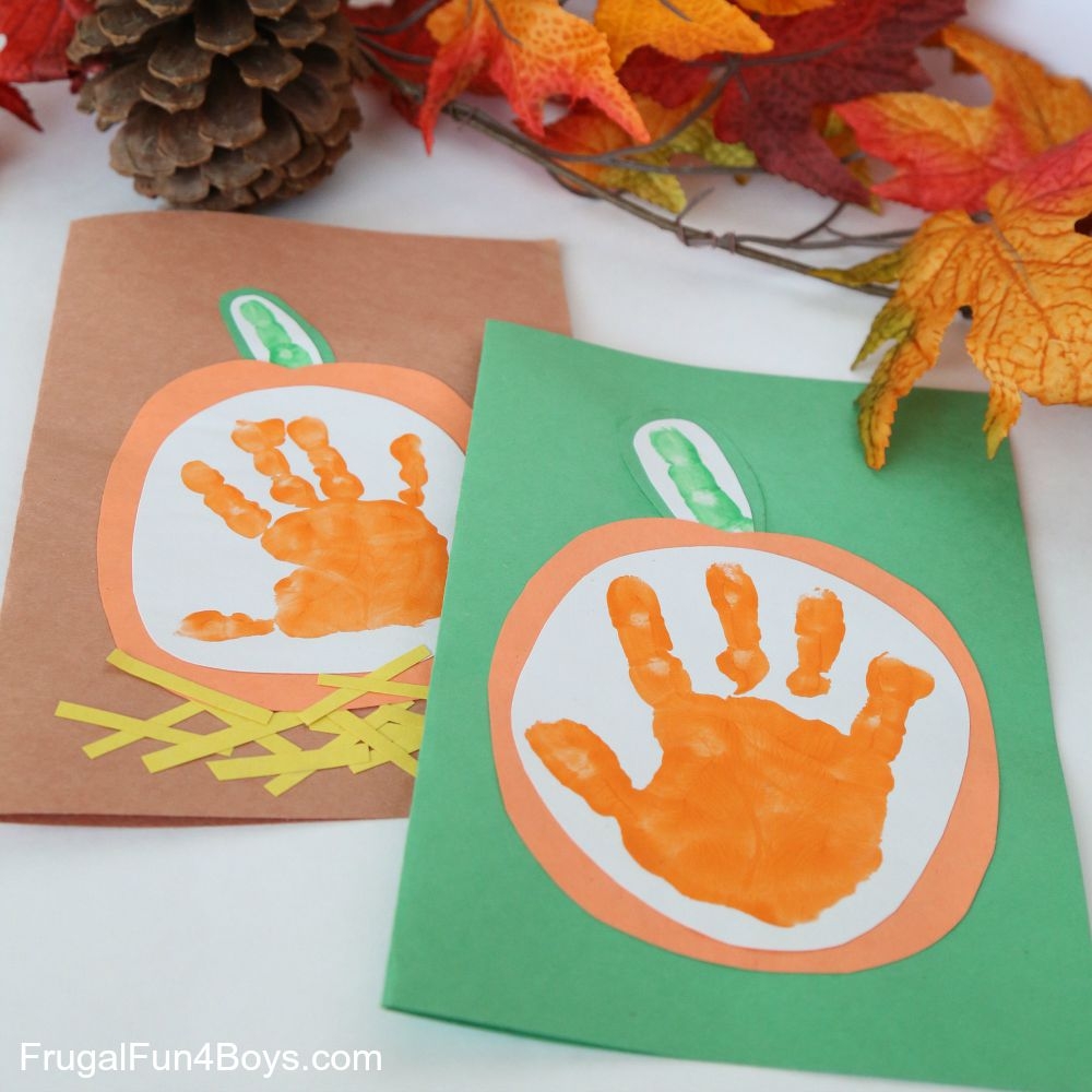 17 Easy Pumpkin Crafts For Kids Sparkling Boy Ideas