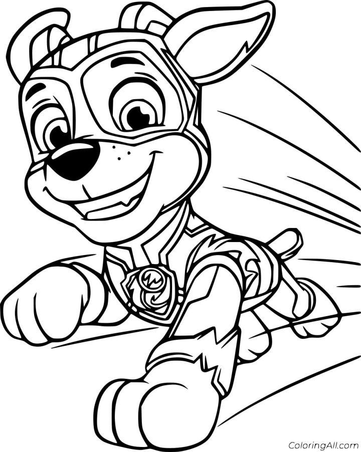 Print Paw Patrol Coloring Pages