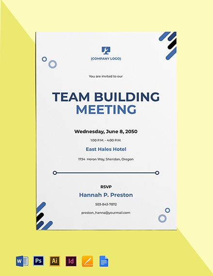 17 Meeting Invitation Templates Free Downloads Template