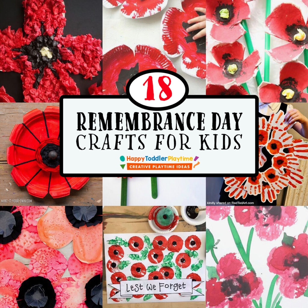 remembrance day crafts for toddlers printable