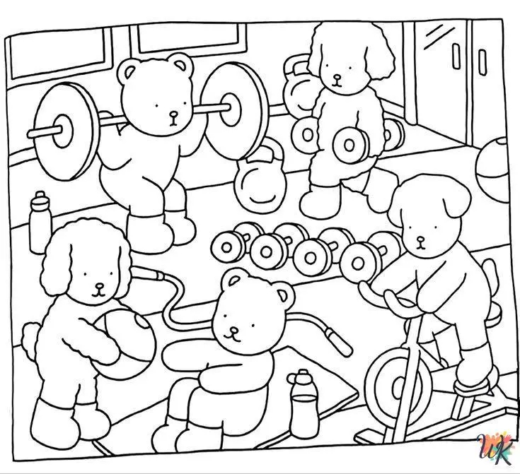 free bobbie goods coloring pages