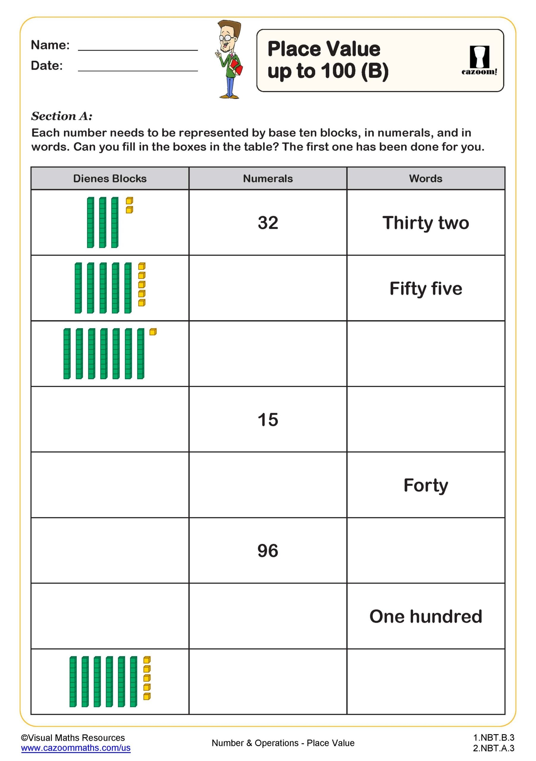 grade math worksheets