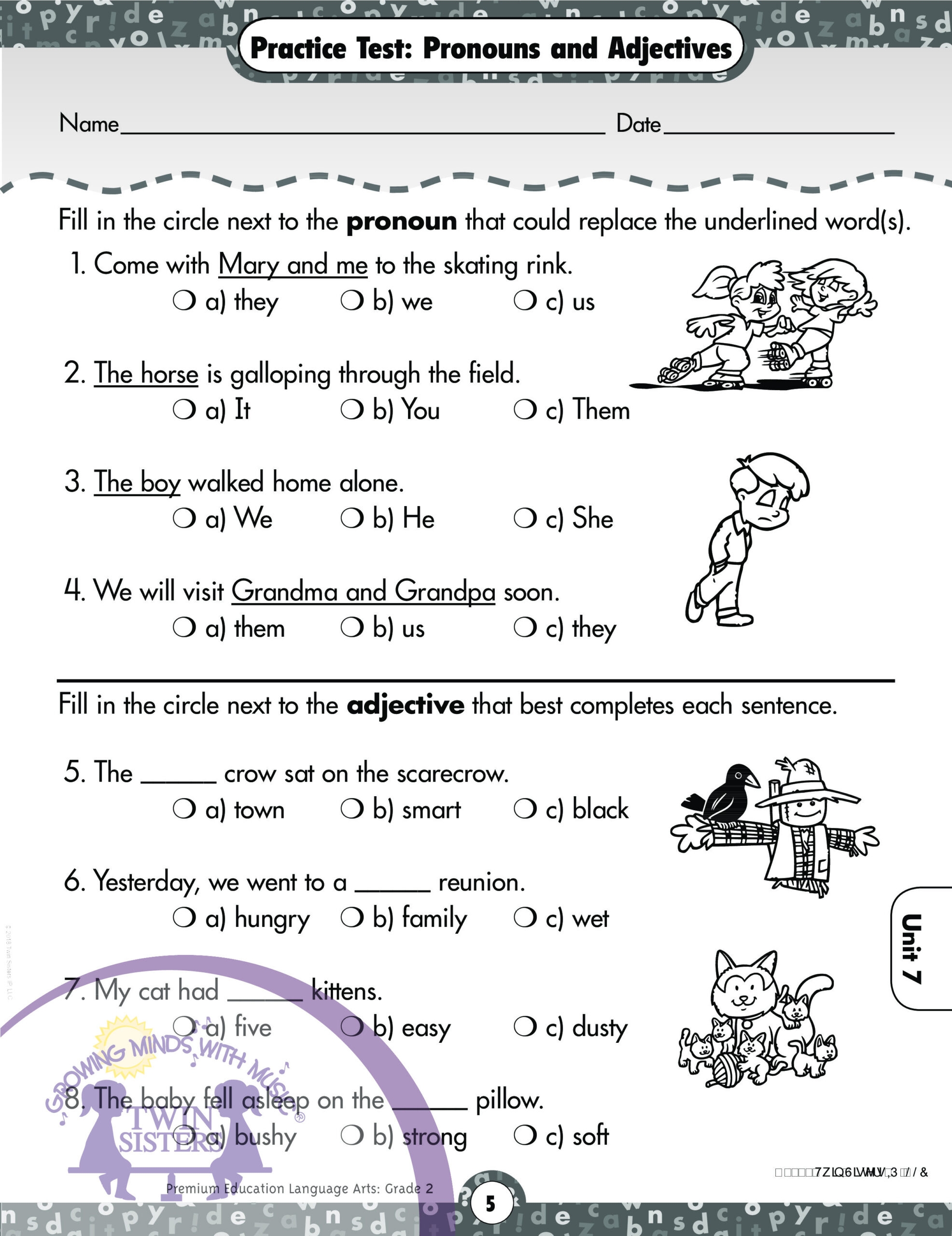 2 Grade Language Arts Worksheets Language Worksheets