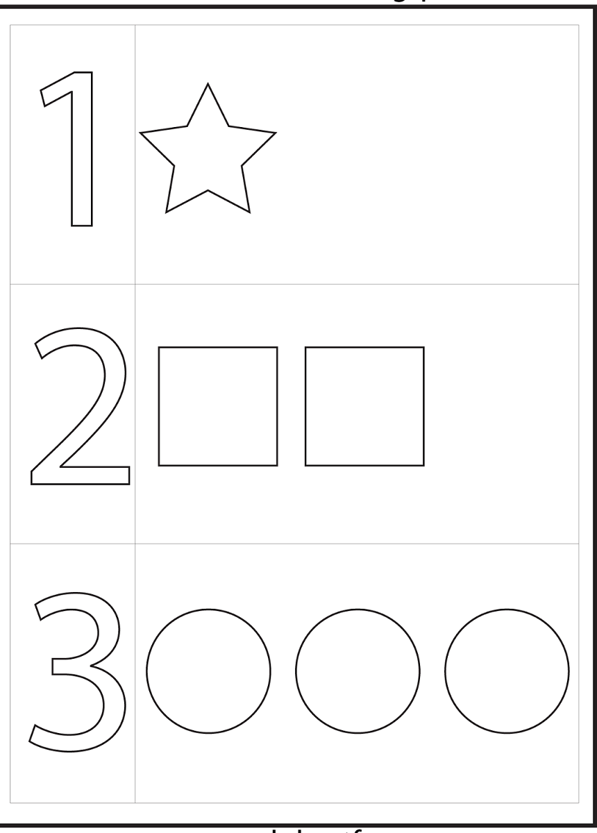 4 year old worksheets