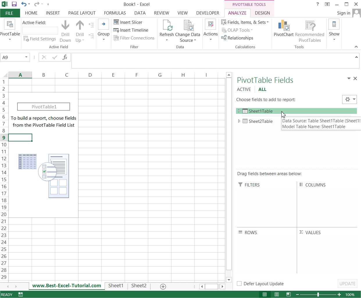 20 Create Pivot Table From Multiple Worksheets