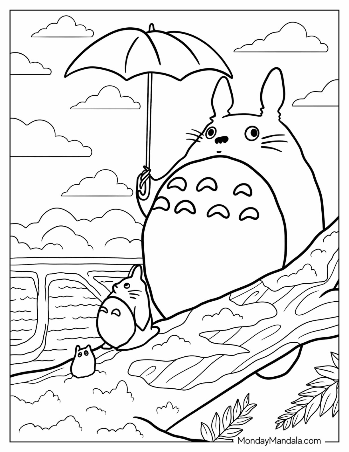 Studio Ghibli Coloring Pages