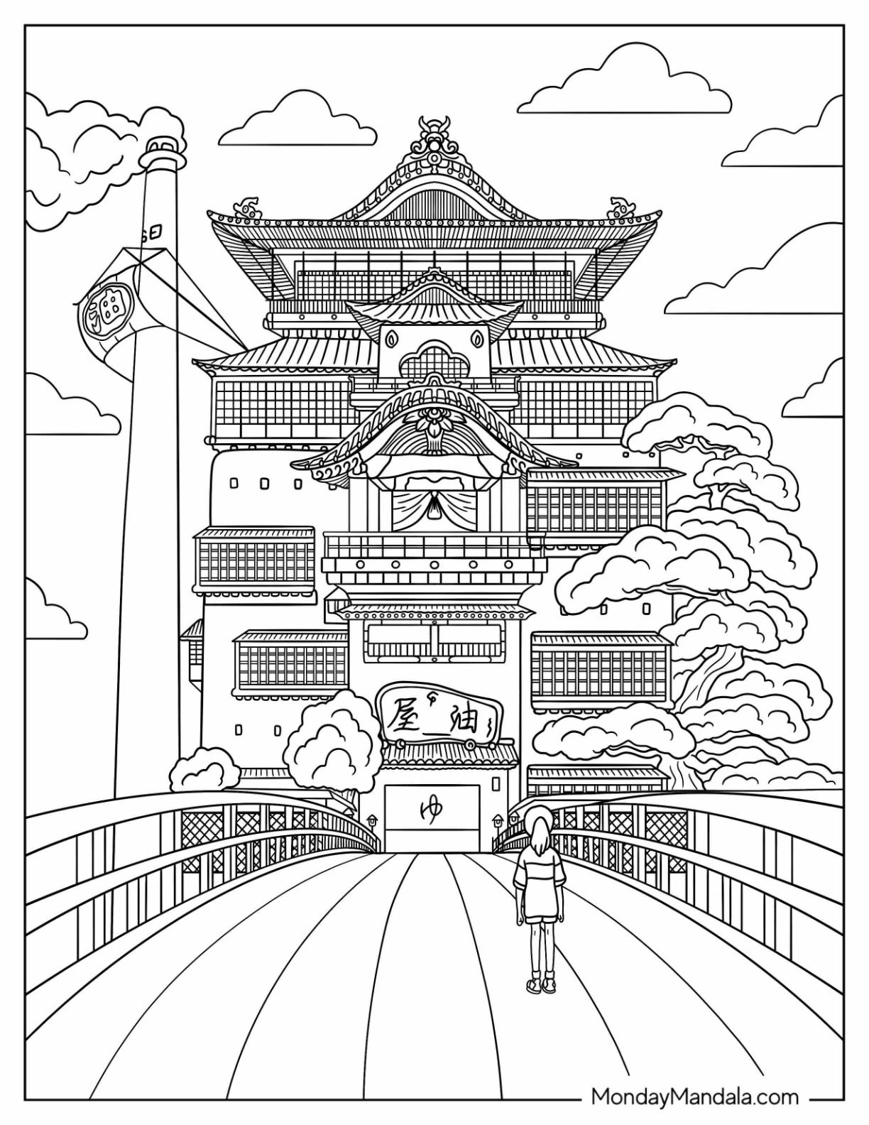 22 Studio Ghibli Coloring Pages Free PDF Printables Studio Ghibli 