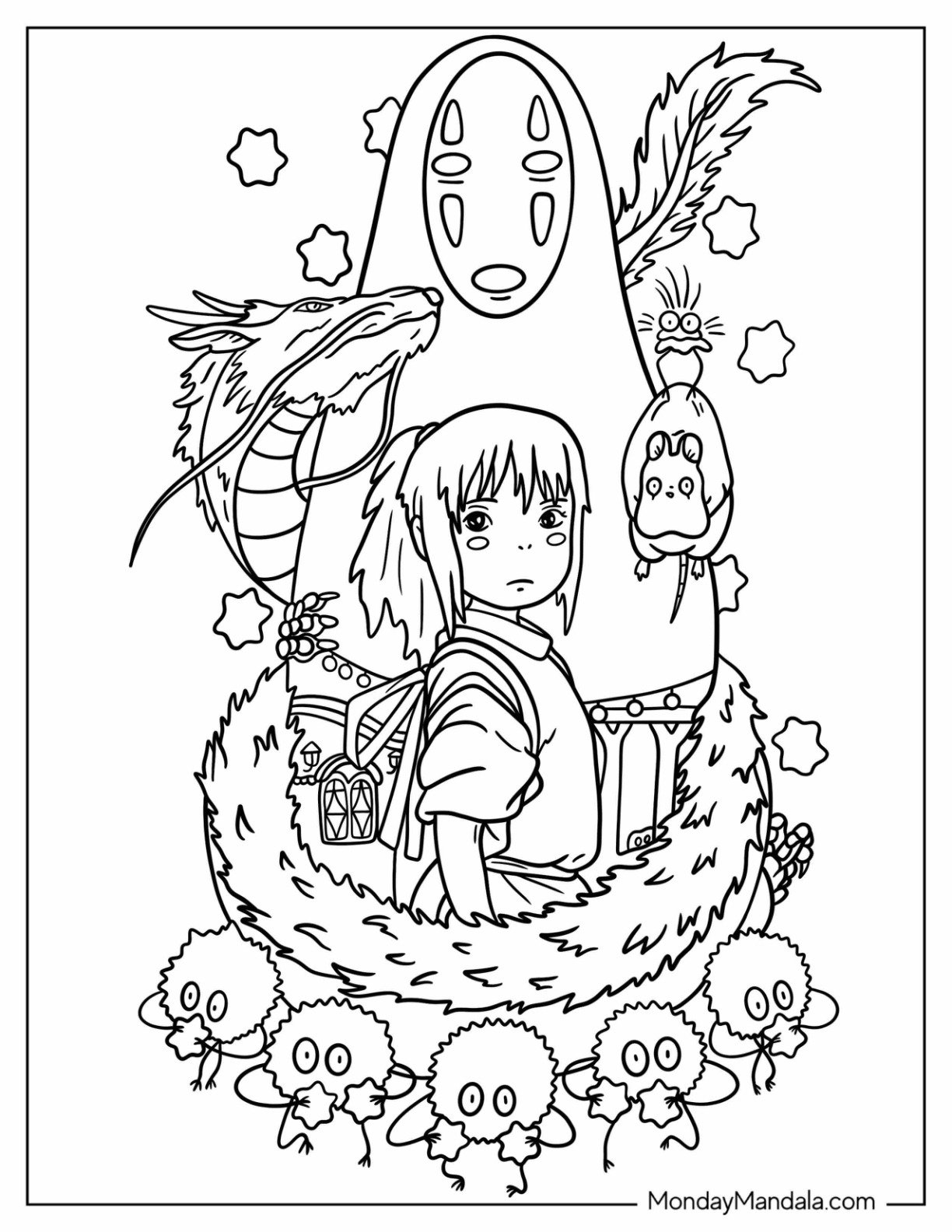 22 Studio Ghibli Coloring Pages Free PDF Printables