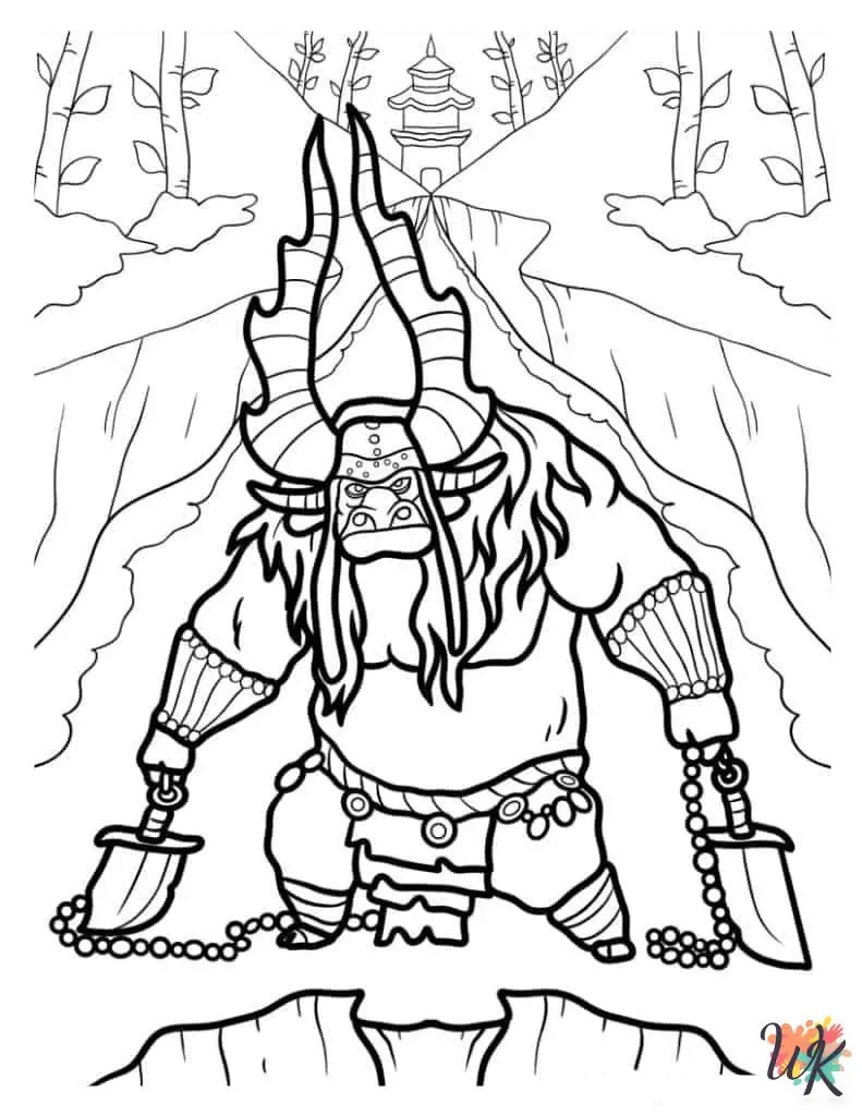 Kung Fu Panda Coloring Pages
