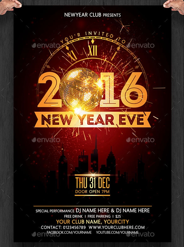 28 New Year Invitation Templates Free Word PDF PSD EPS InDesign 