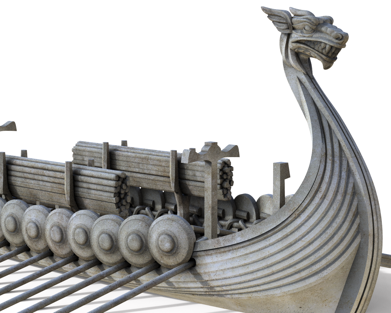 3D Printable Viking Longship Ready To Download And Print
