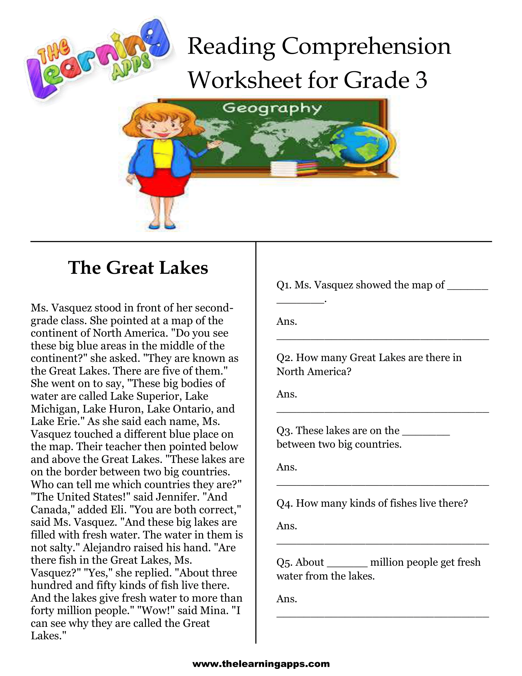 3rd Grading Reading Comprehension Worksheets Reading Worksheet Printable