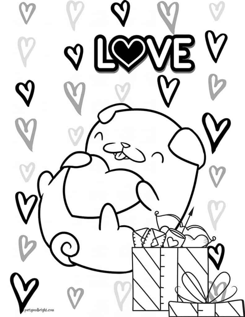 4 Cute Puppy Coloring Pages Free To Print The Organized Mom