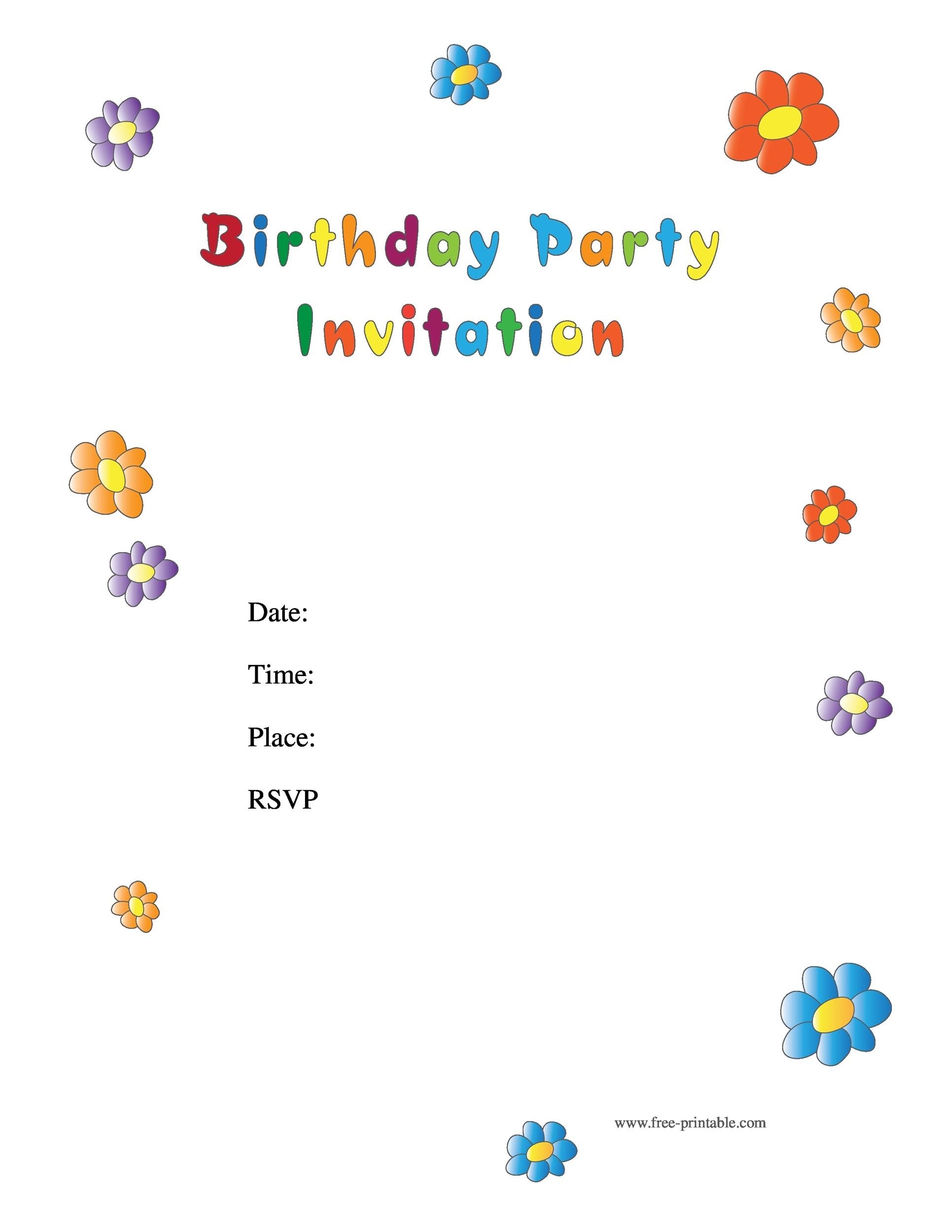 basic invitation template