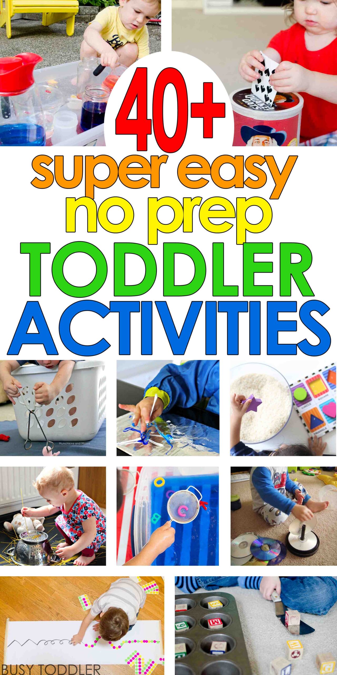 40 Super Easy Toddler Activities Busy Toddler