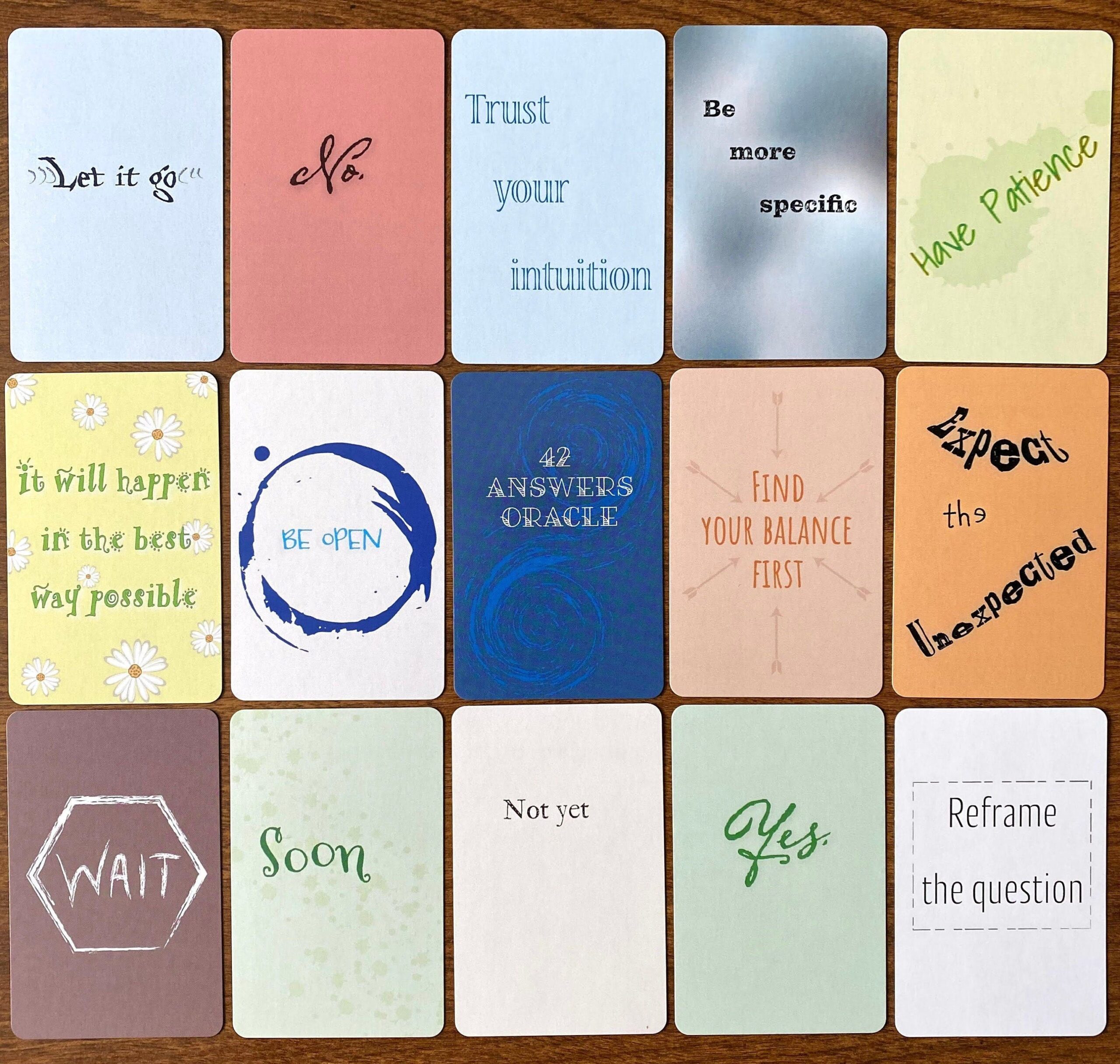 42 Answers Oracle Deck Simple And Quick Answers For Your Everyday 