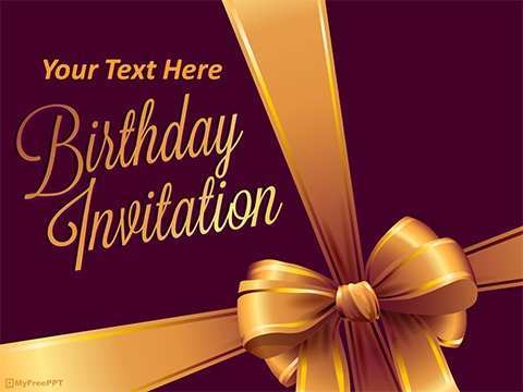 46 Best Birthday Invitation Template Powerpoint Download For Birthday 