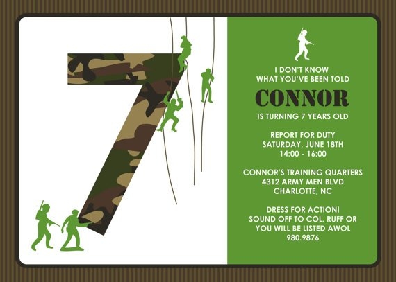 47 Camo Birthday Invitations PNG Free Invitation Template