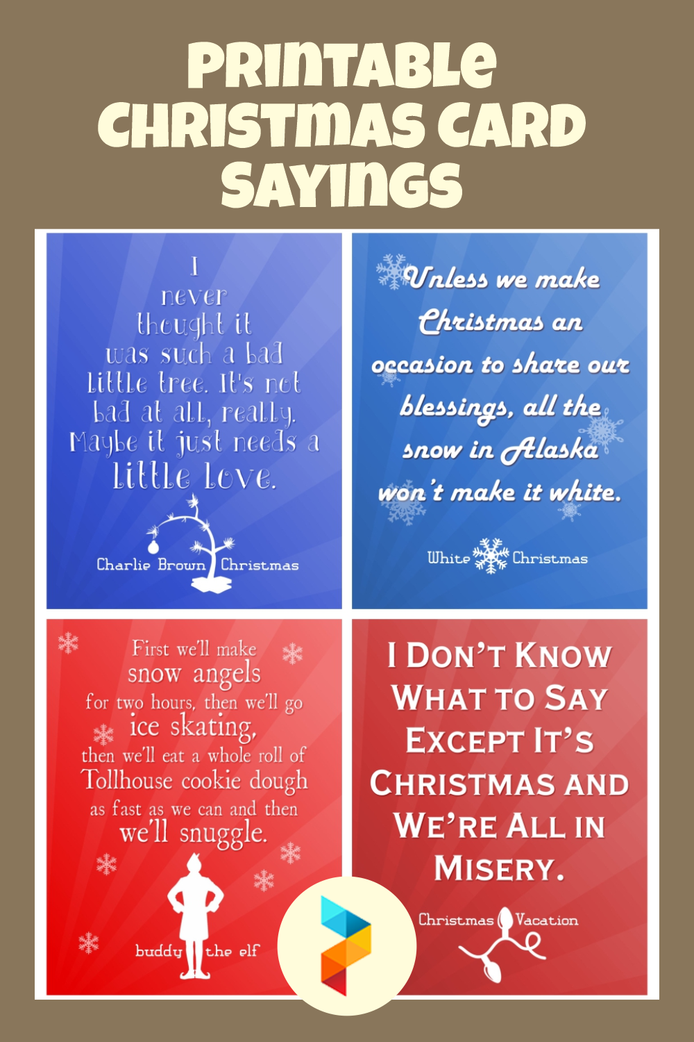 5 Best Free Printable Christmas Card Sayings PDF For Free At Printablee