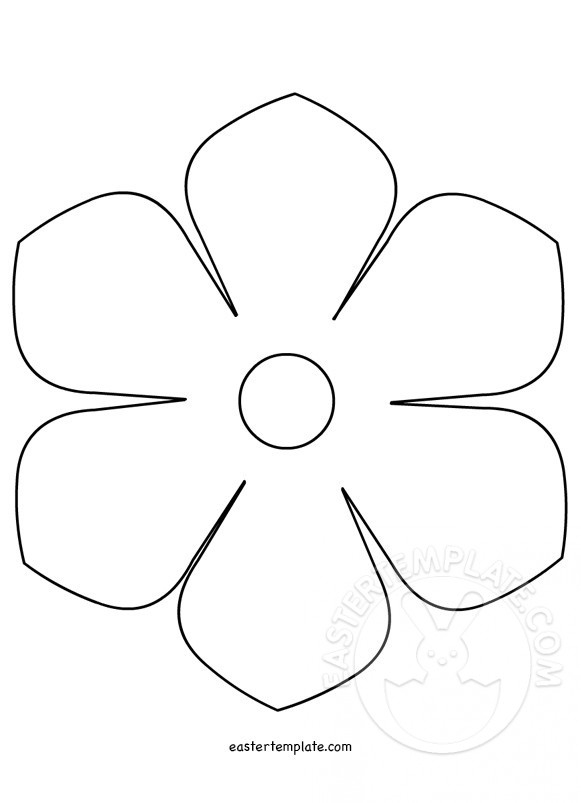 flower template printable free