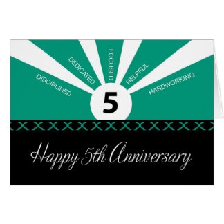 printable 5 year anniversary cards